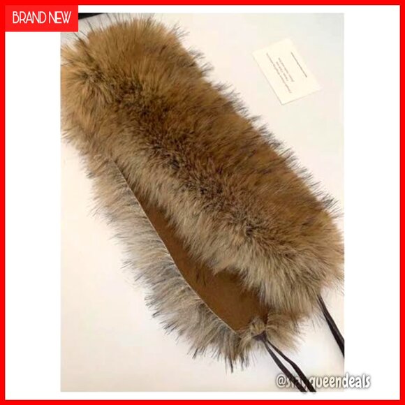 Faux Fur Wide Belt Fuzzy Tie Side Grunge Accessory One Size main image 5